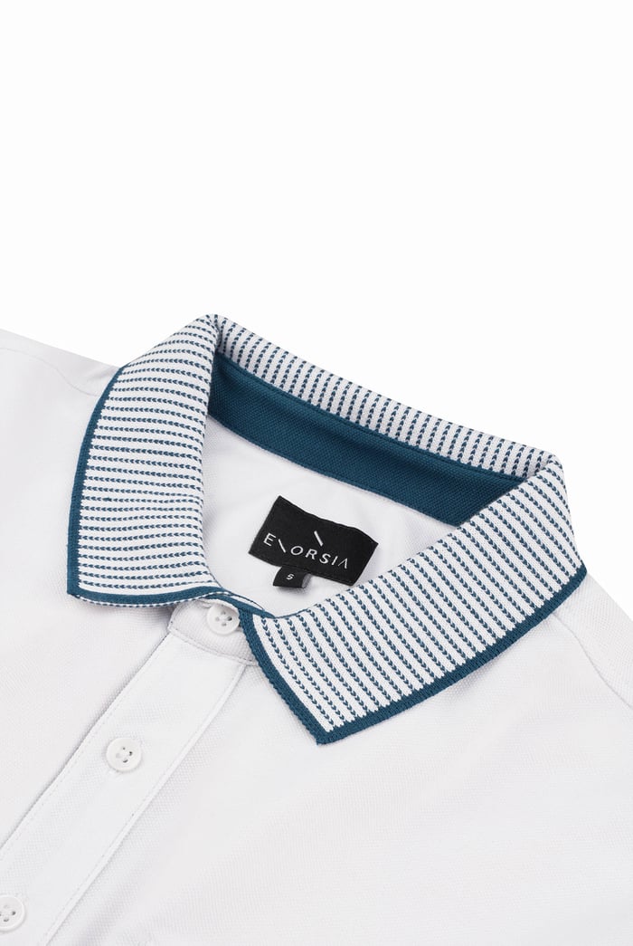 Men's Bird Eye Collar Polo Shirt