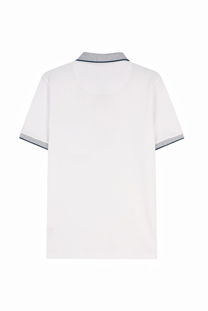 Men's Bird Eye Collar Polo Shirt