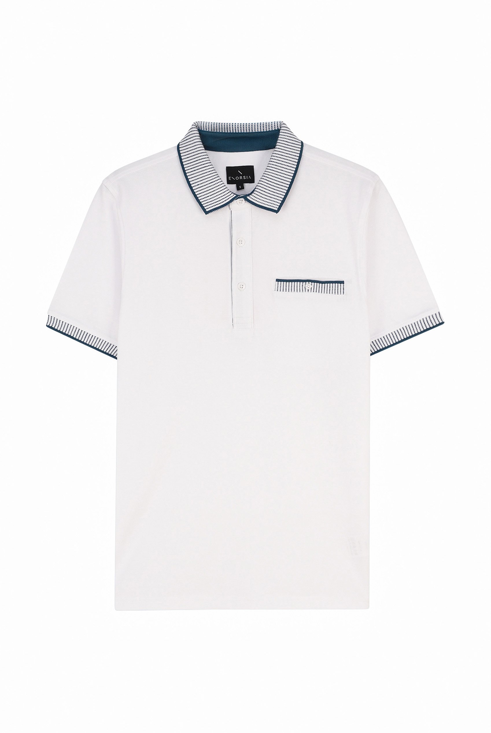 Men's Bird Eye Collar Polo Shirt