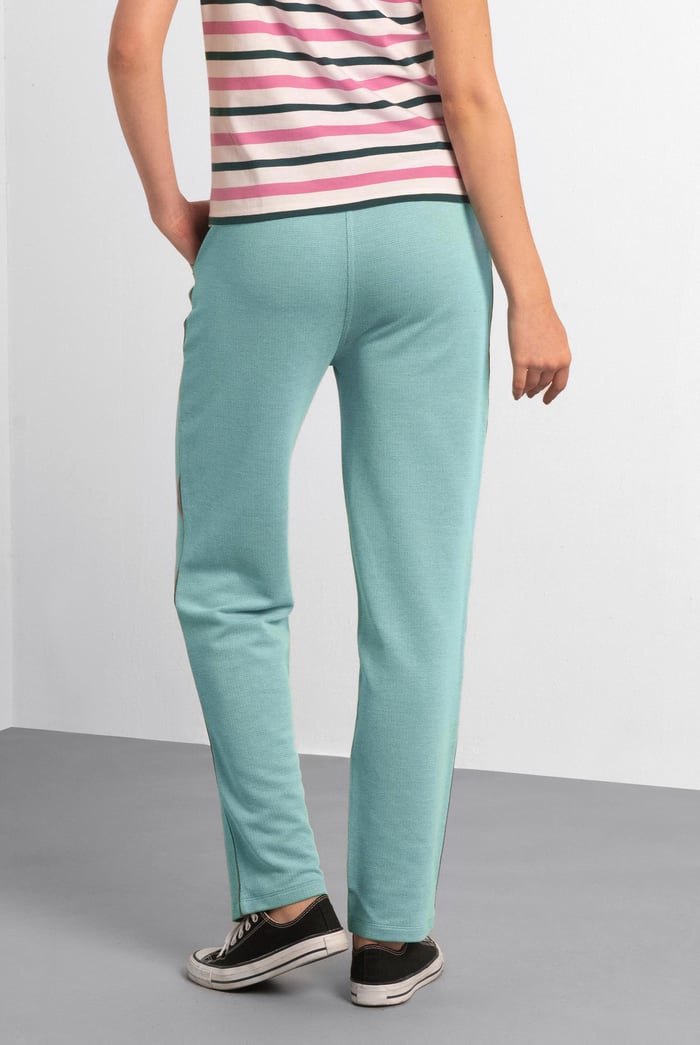 Design Terry Trousers With Reflective Tape Detailing