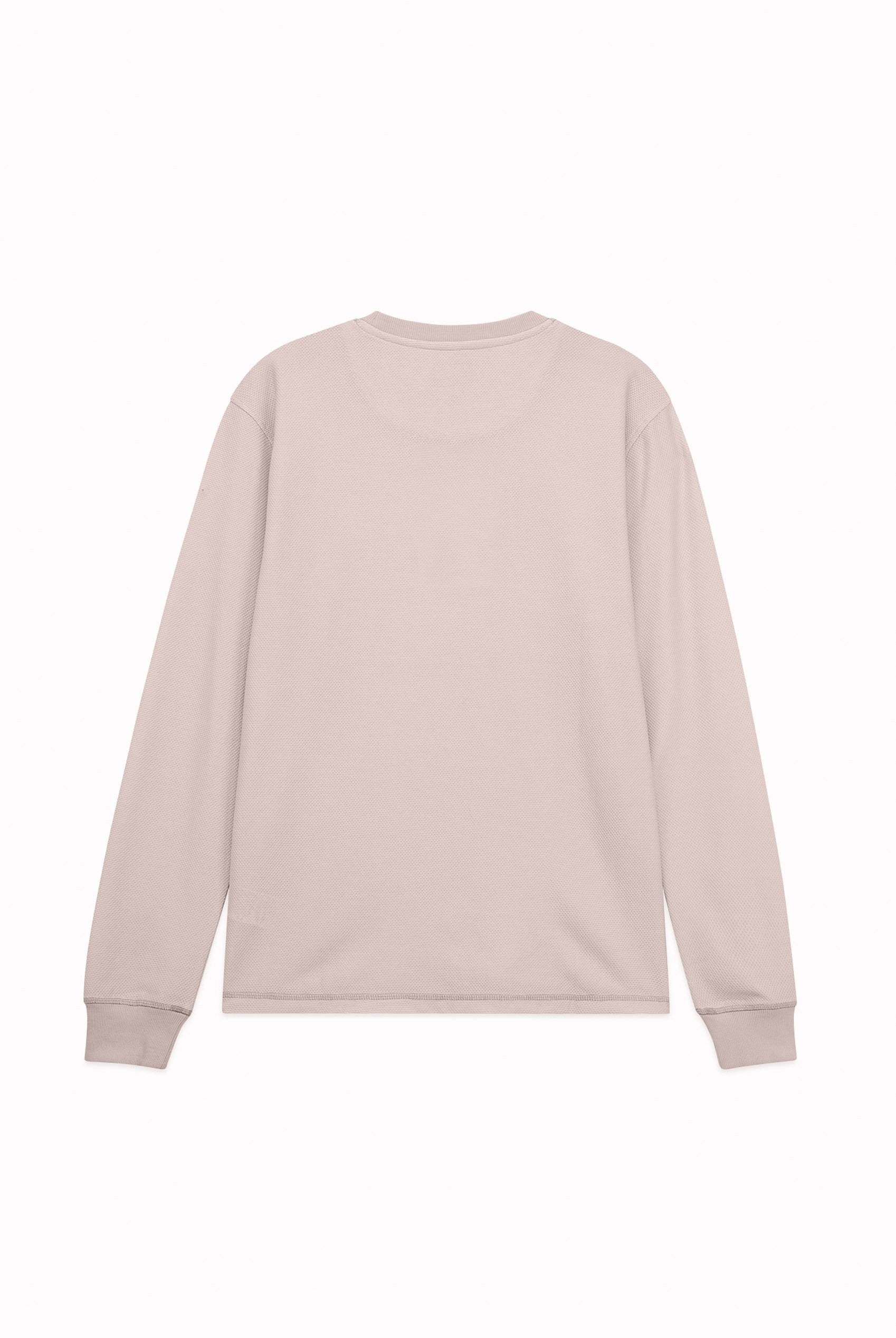 Honeycomb Design Jersey Long Sleeve T-Shirt