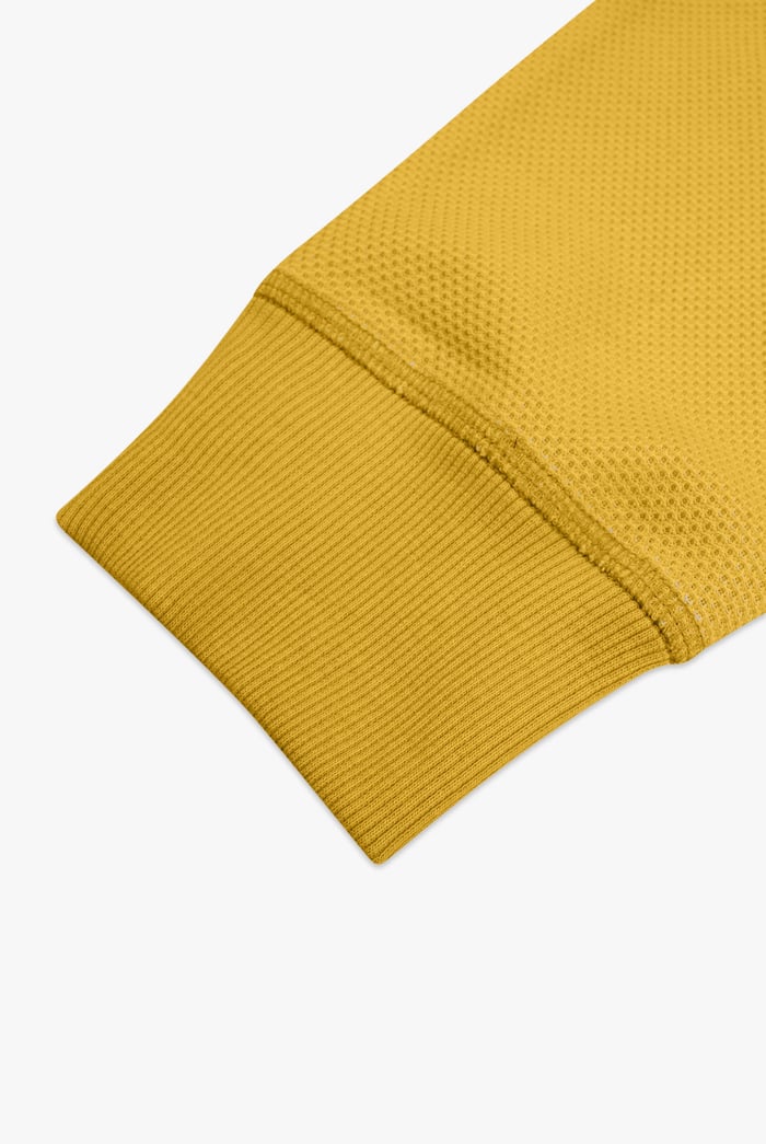 Honeycomb Design Jersey Long Sleeve T-Shirt