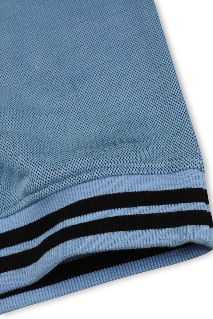 Design Pique Polo With Rib Detailing