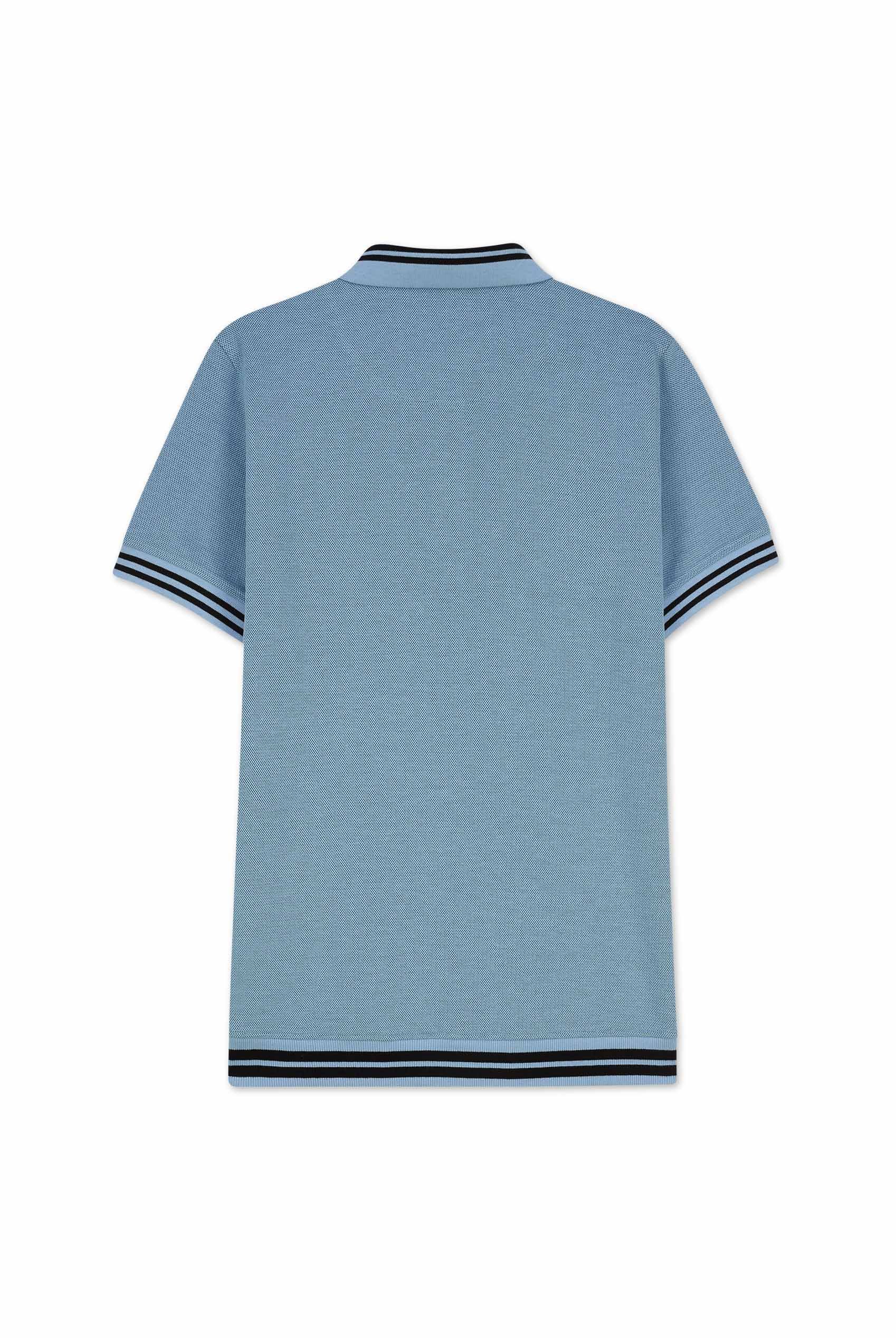 Design Pique Polo With Rib Detailing