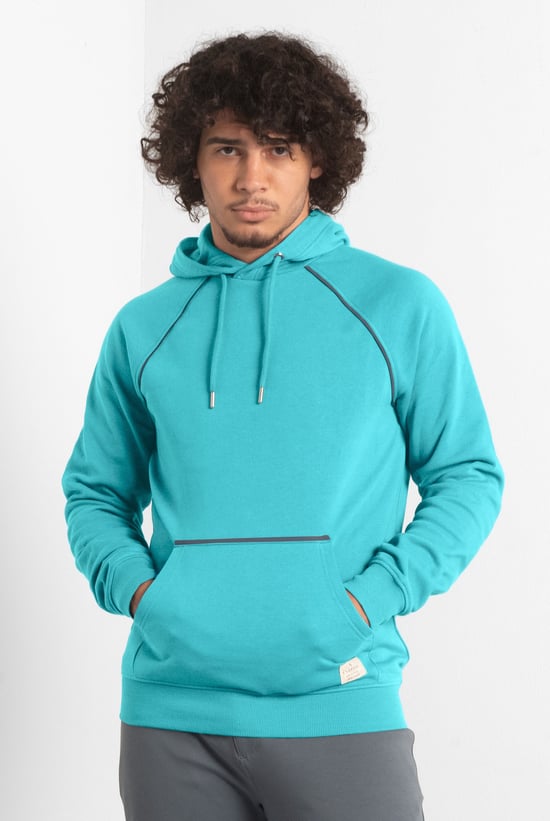 Brushed Fleece Raglan Hoodie