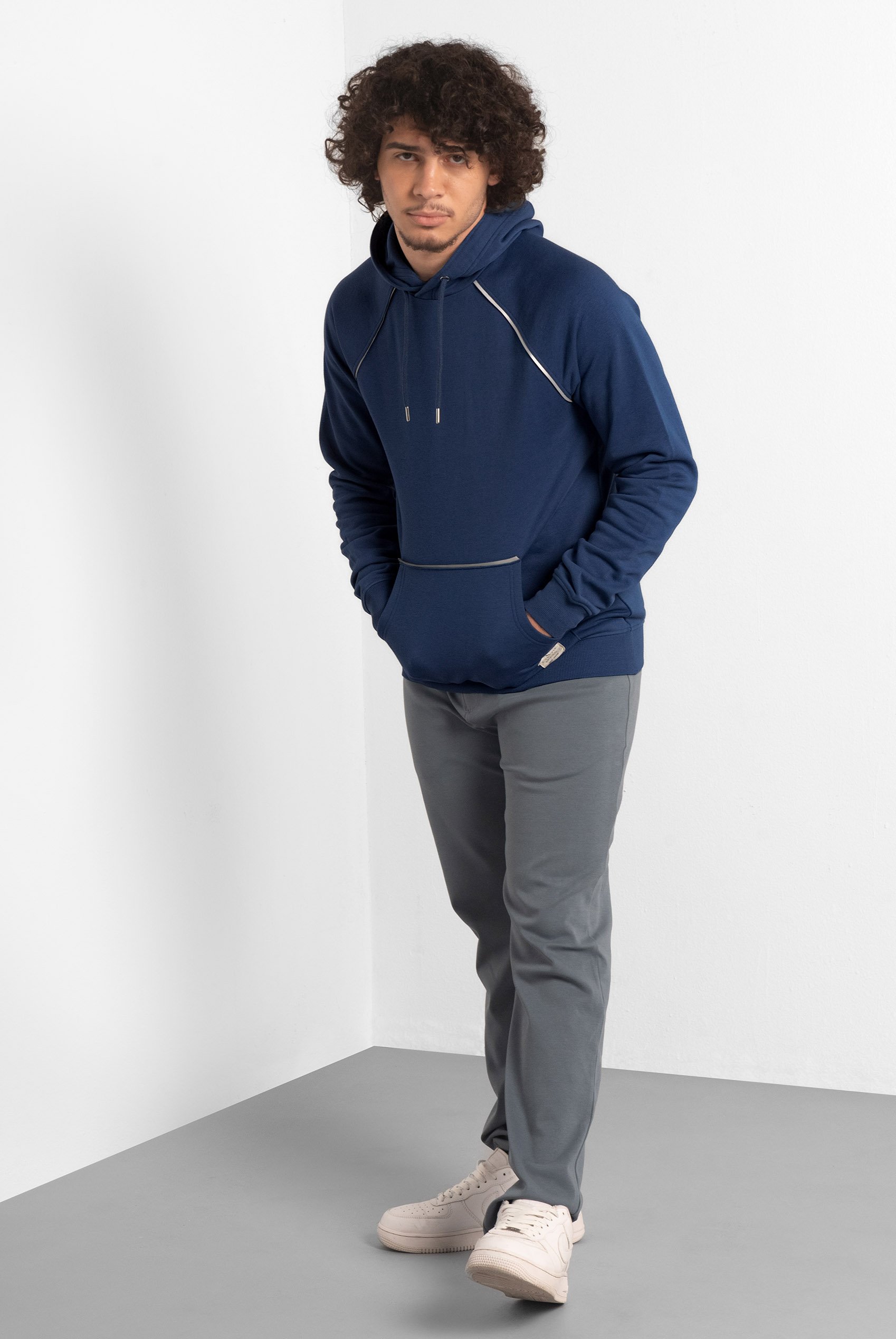Brushed Fleece Raglan Hoodie