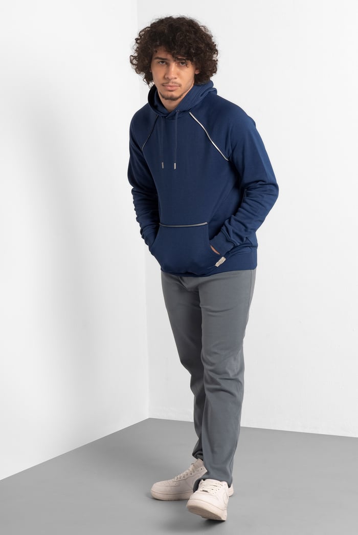 Brushed Fleece Raglan Hoodie