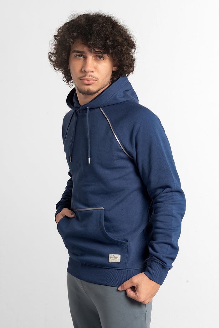 Brushed Fleece Raglan Hoodie