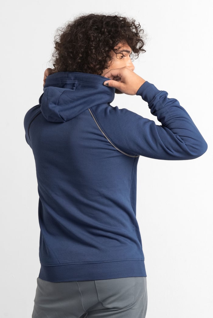 Brushed Fleece Raglan Hoodie