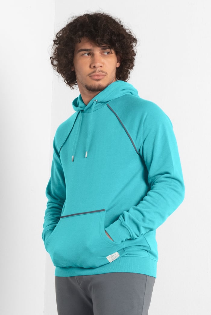 Brushed Fleece Raglan Hoodie