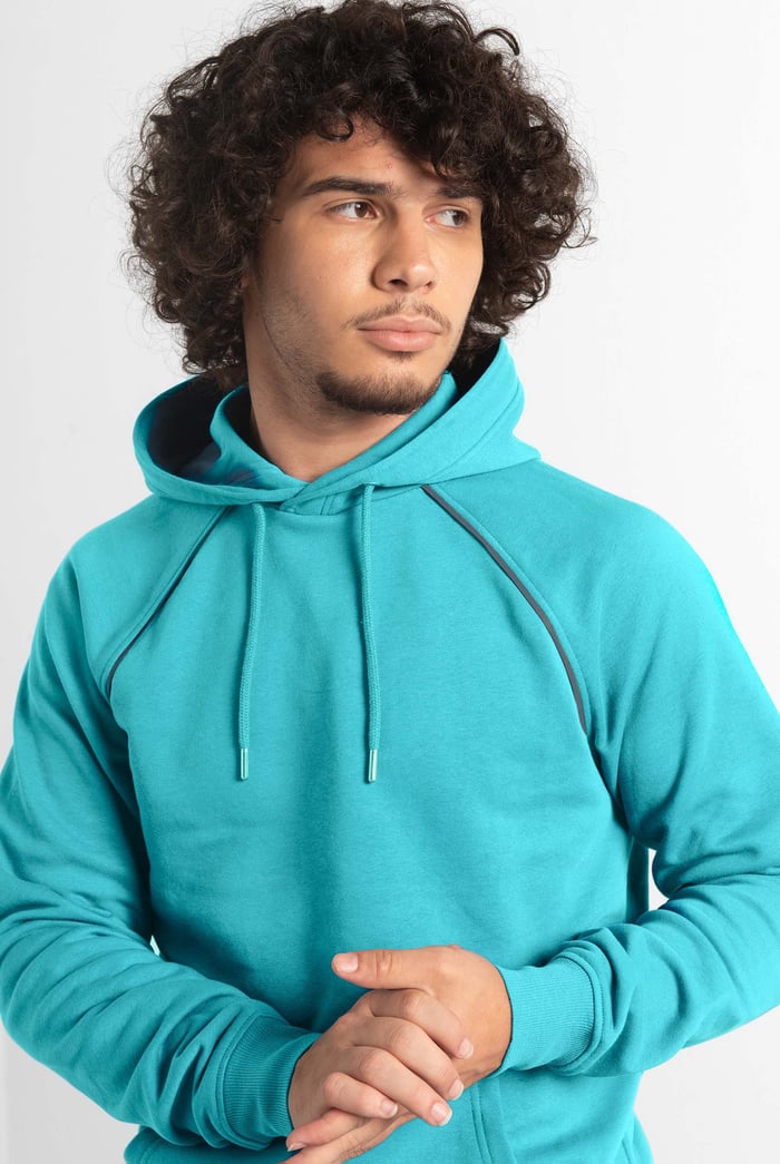 Brushed Fleece Raglan Hoodie