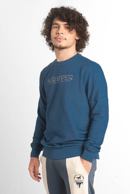 Heavy Pique Terry Crew Neck Sweatshirt