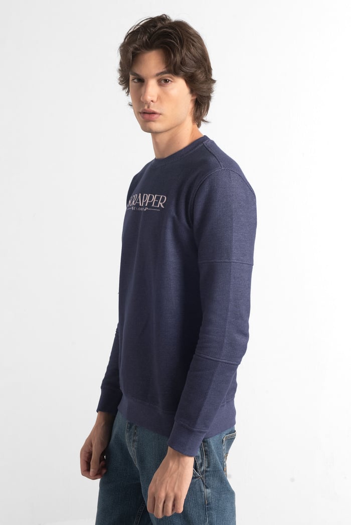 Heavy Pique Terry Crew Neck Sweatshirt
