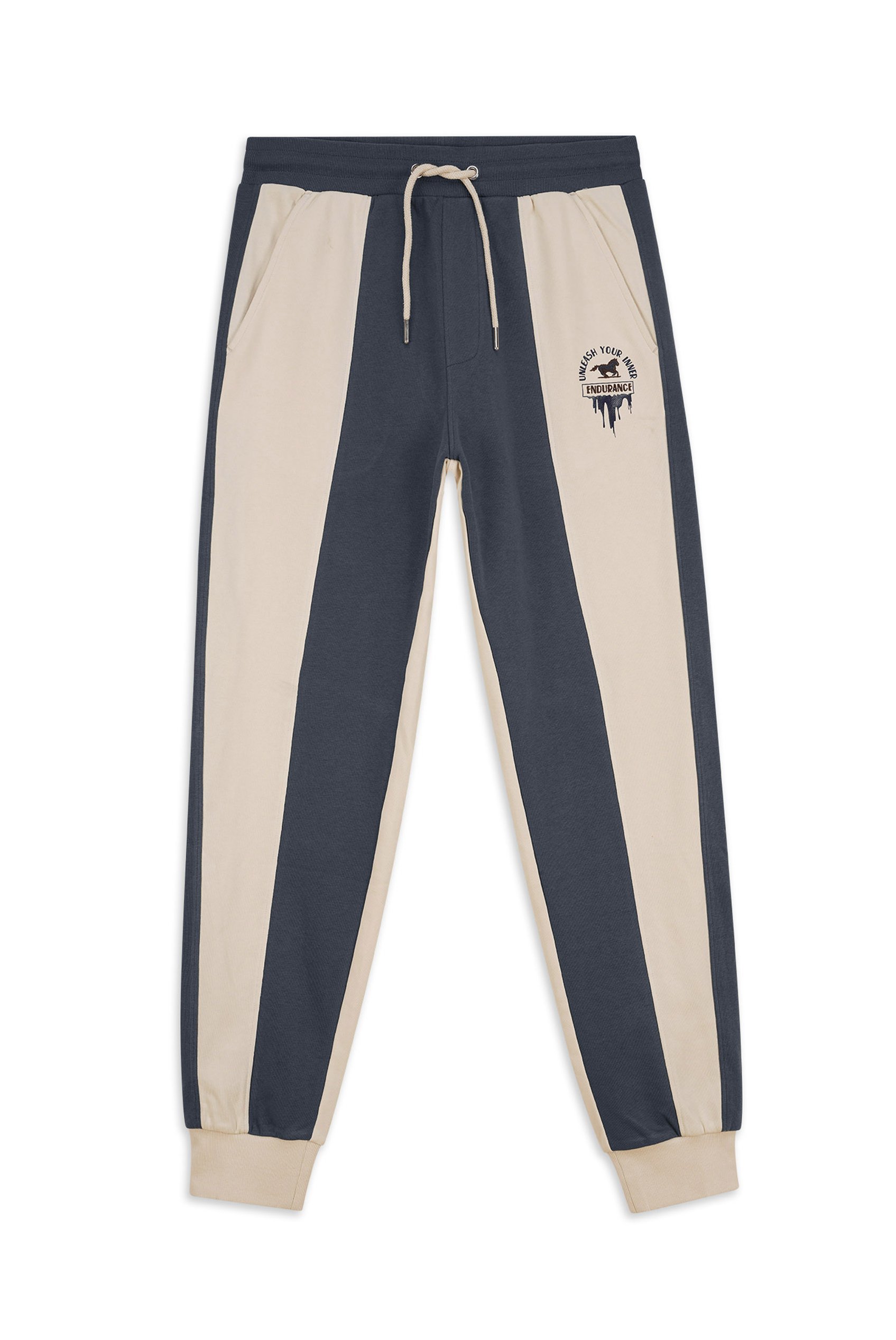 Mens Terry Colourblock Jogger