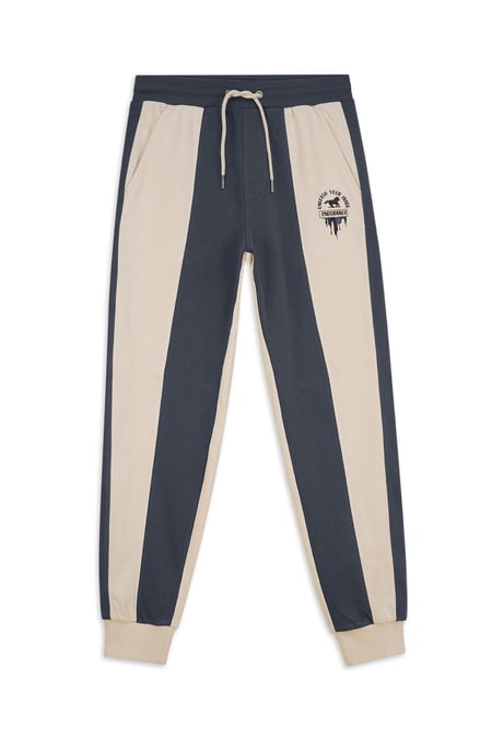 Mens Multicoloured Terry Colourblock Jogger