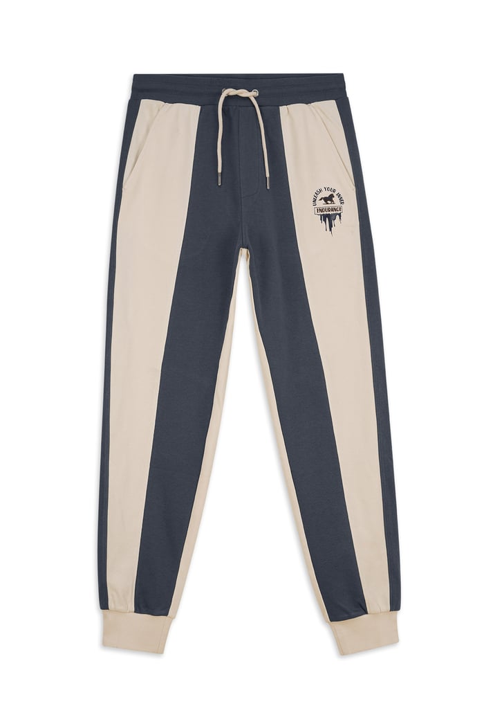 Mens Terry Colourblock Jogger