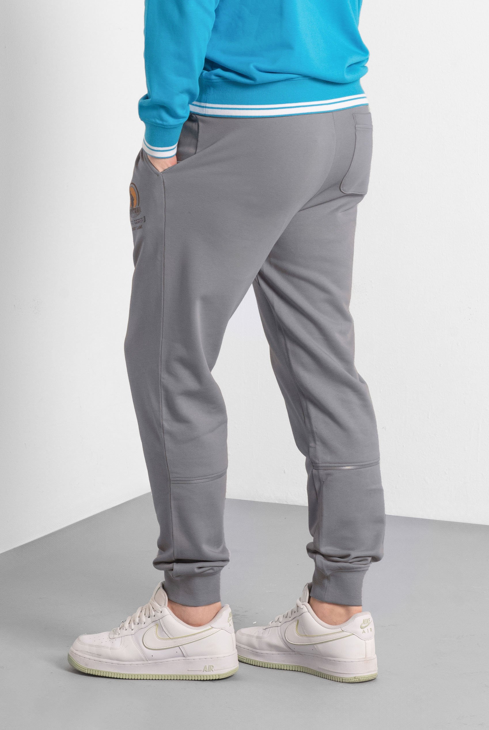 Mens Terry Jogger With Ribbed Cuff