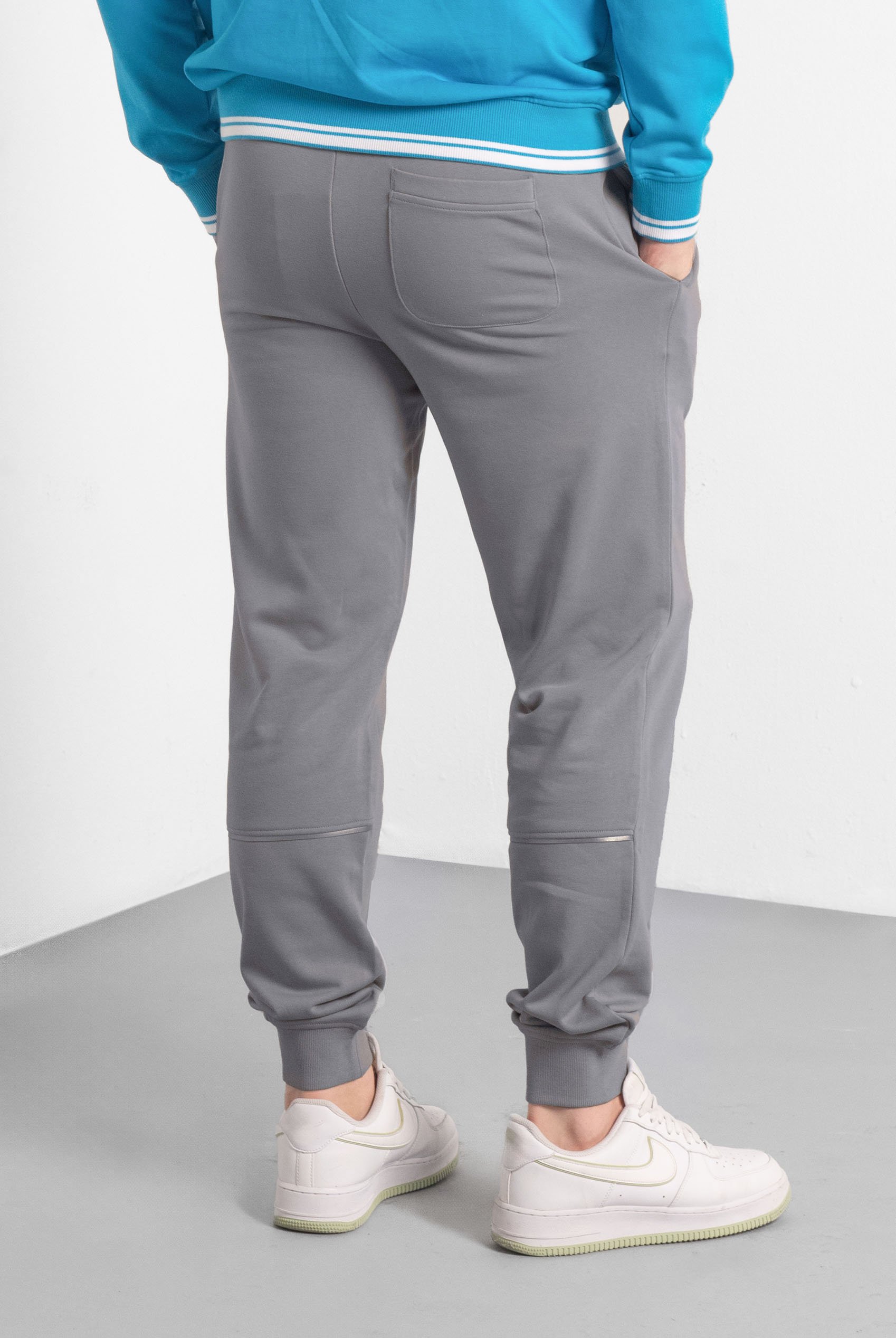 Mens Terry Jogger With Ribbed Cuff
