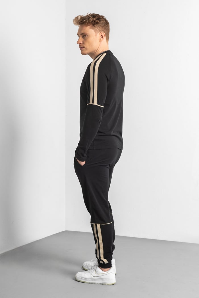 Stretch Jersey Long Sleeve Tee And Jogger Set