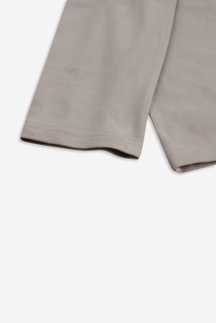 Stretch Jersey Long Sleeve Tee And Jogger Set