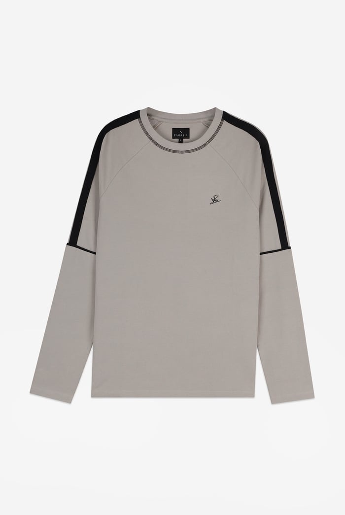 Stretch Jersey Long Sleeve Tee And Jogger Set