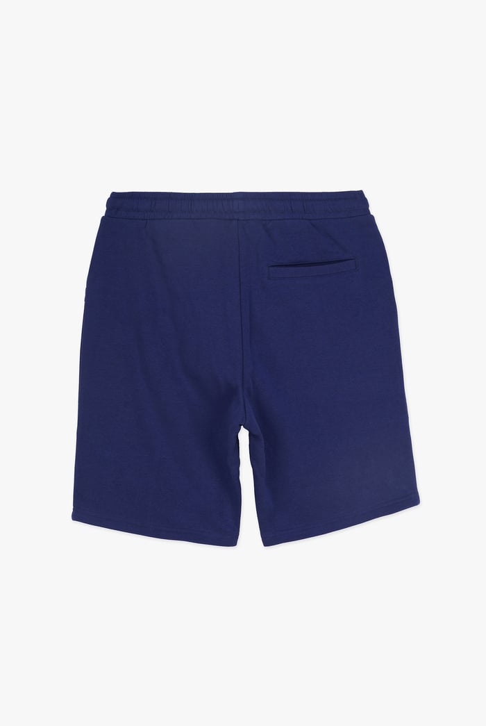 Mens Brush Back Fleece Printed Shorts