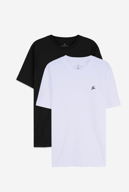2 Pack Short Sleeve Cotton T-Shirt