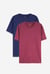 2 Pack Short Sleeve Cotton T-Shirt
