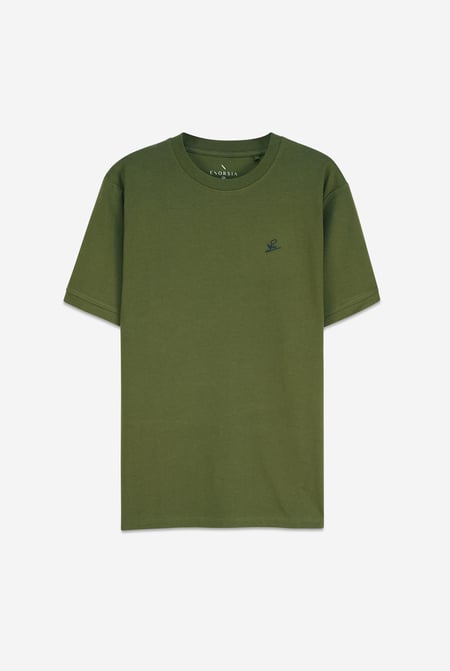 Olive/Grey 2 Pack Short Sleeve Cotton T-Shirt