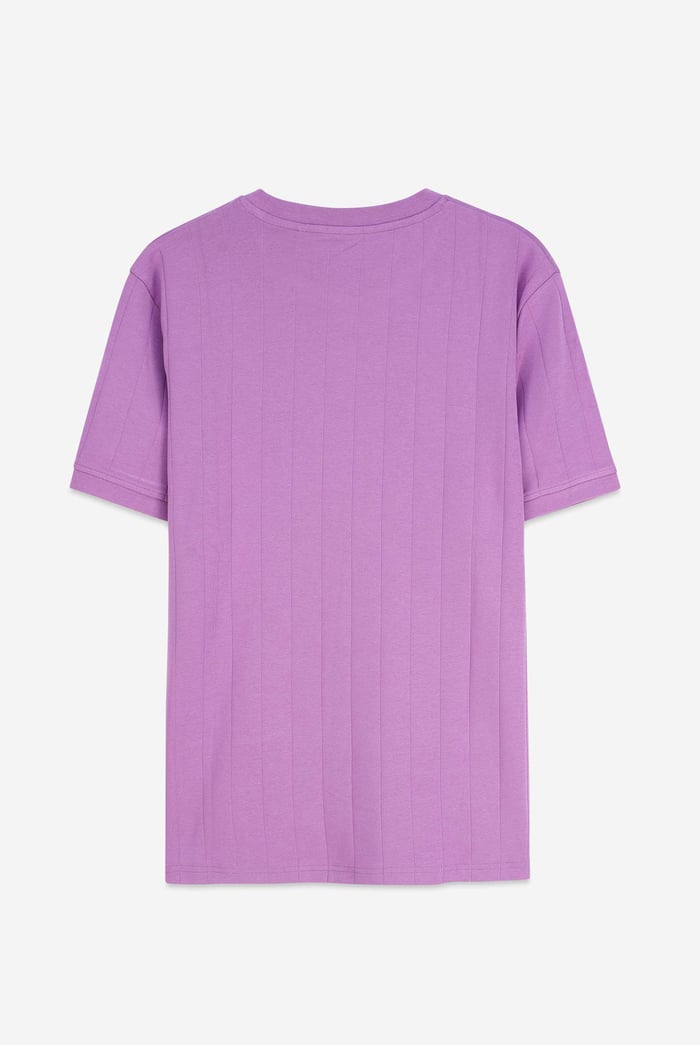 Soft Cotton Design Rib T-shirt