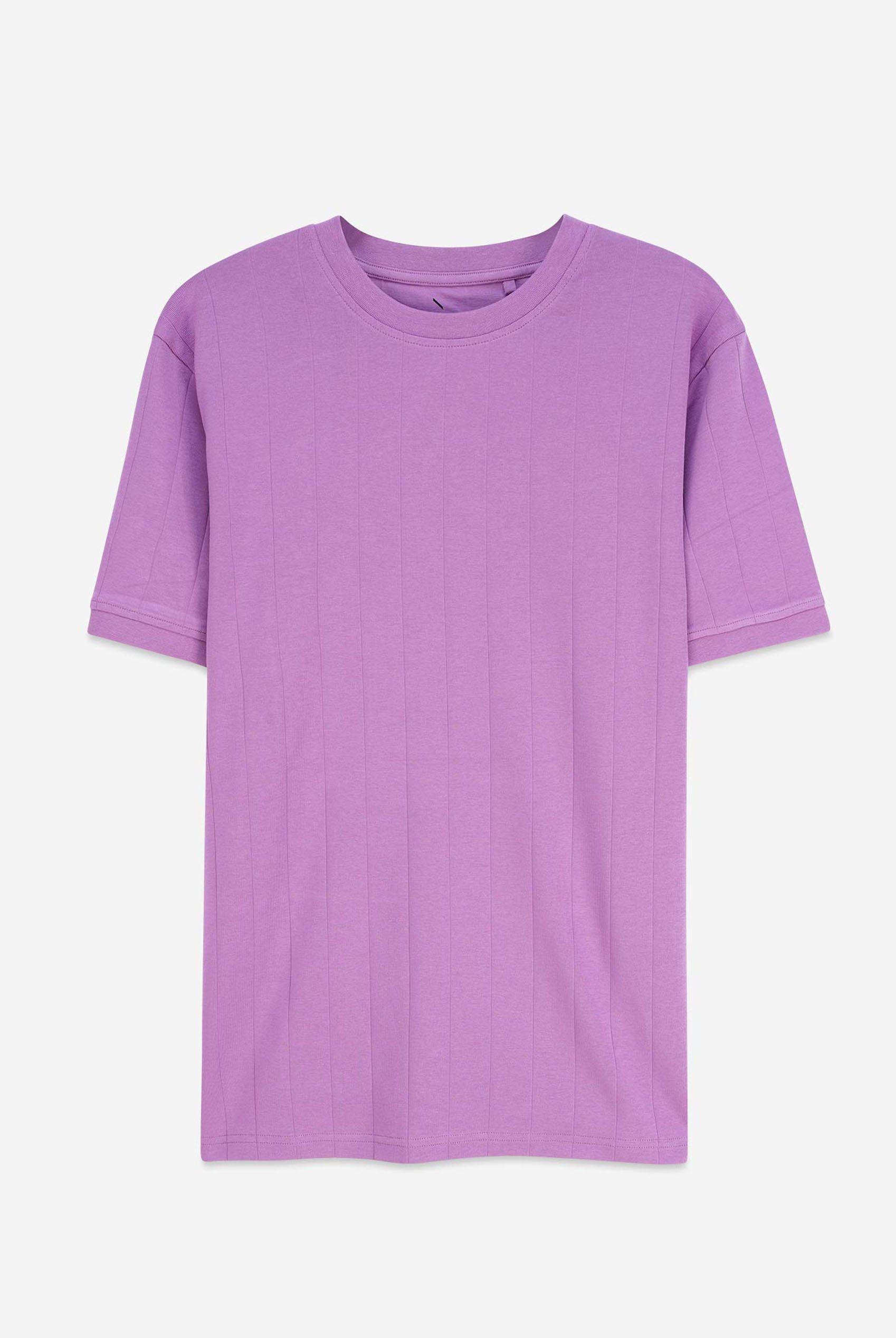 Soft Cotton Design Rib T-shirt