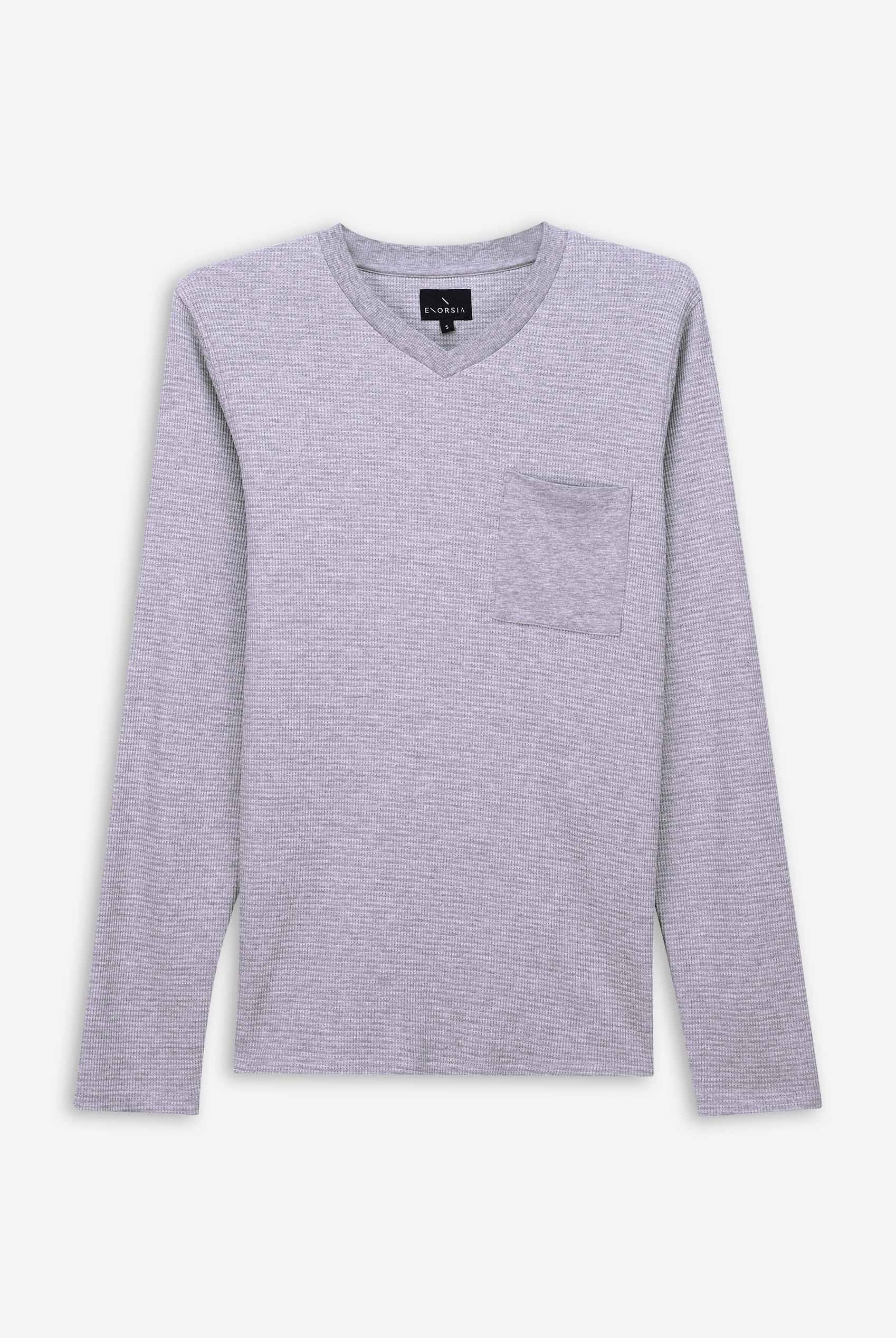 Long Sleeve Waffle T-Shirt