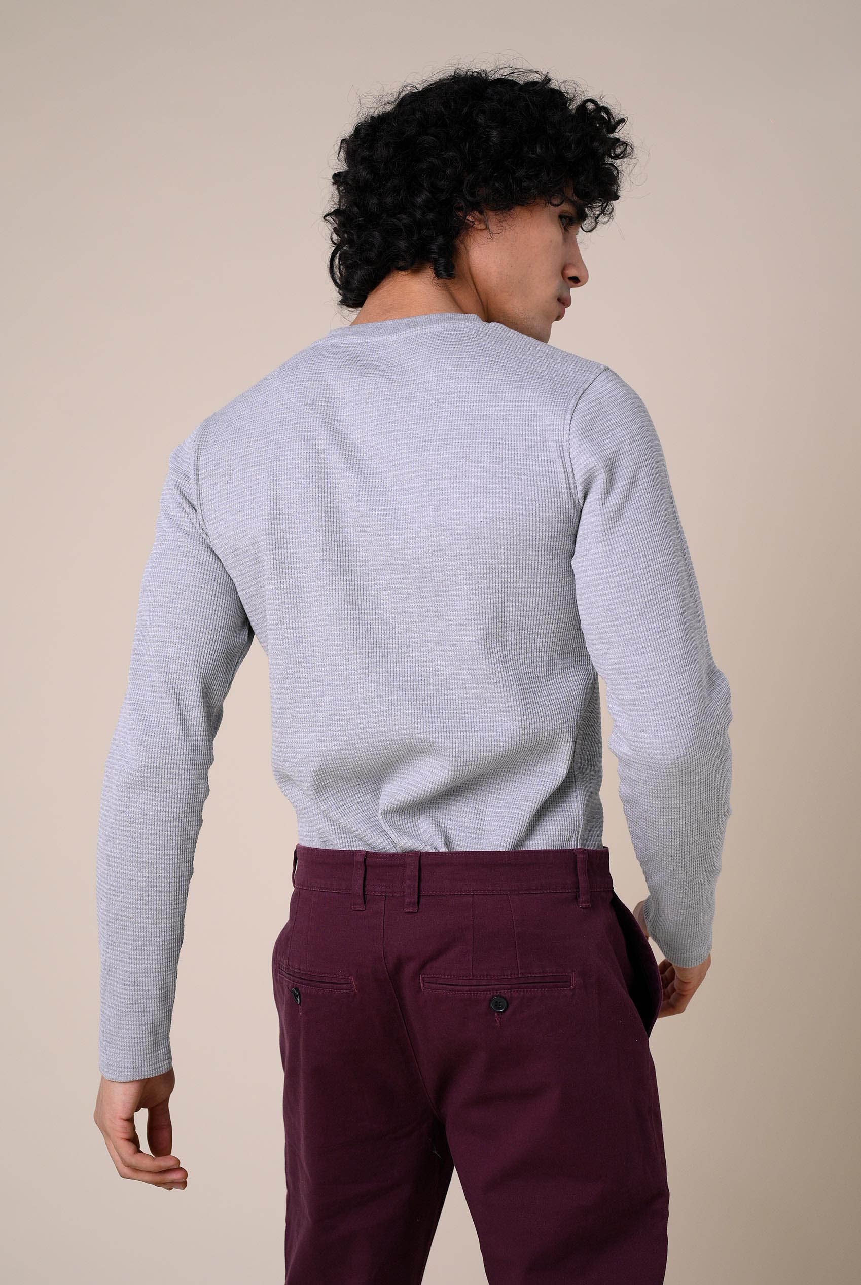 Long Sleeve Waffle T-Shirt