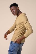 Long Sleeve Waffle T-Shirt