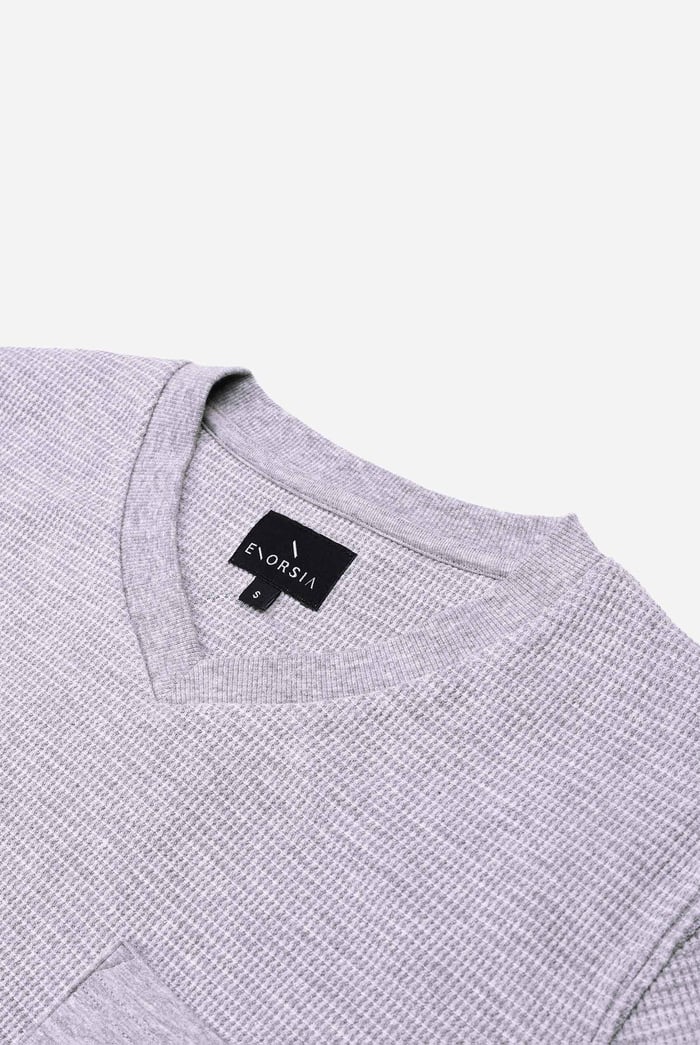 Long Sleeve Waffle T-Shirt