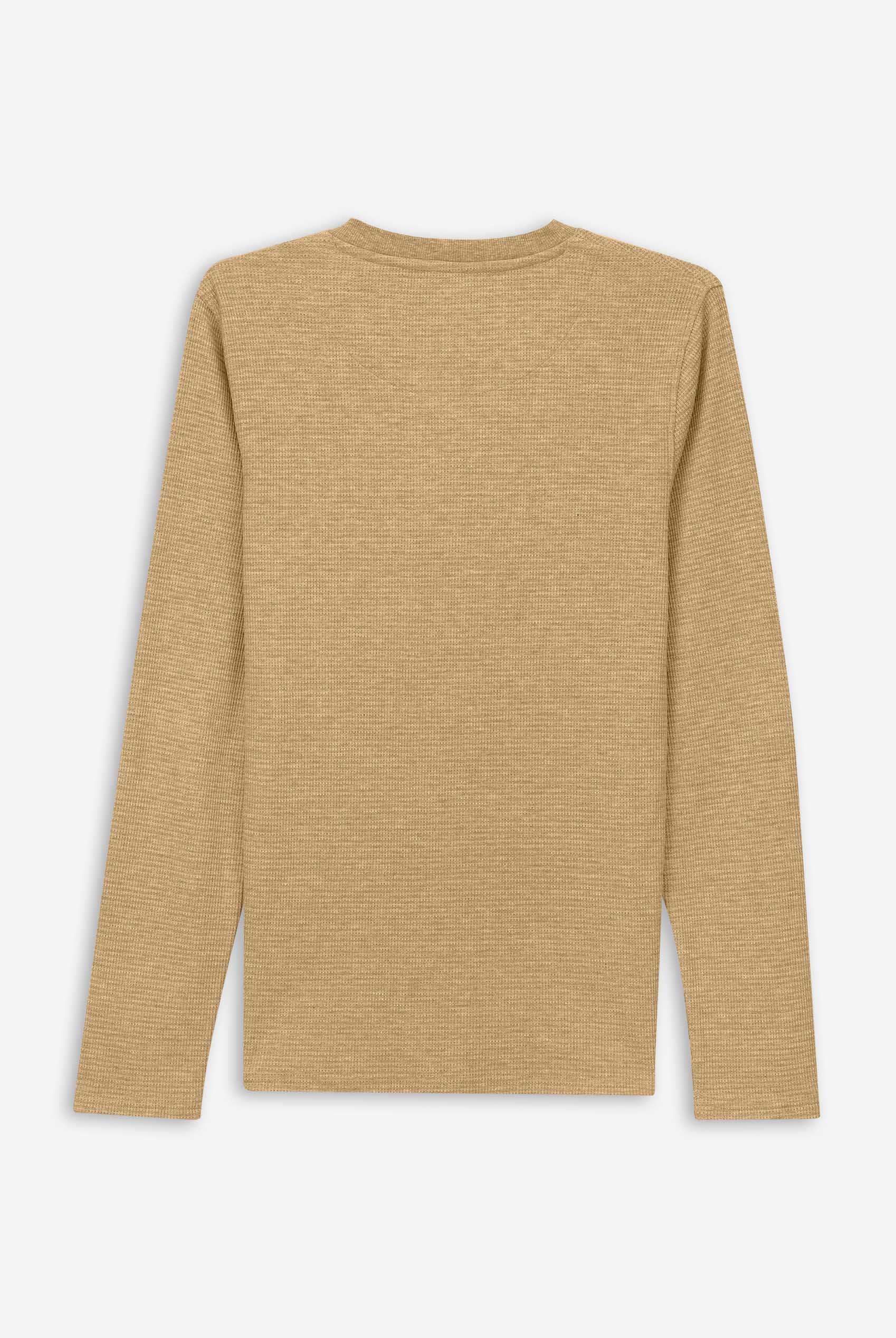 Long Sleeve Waffle T-Shirt