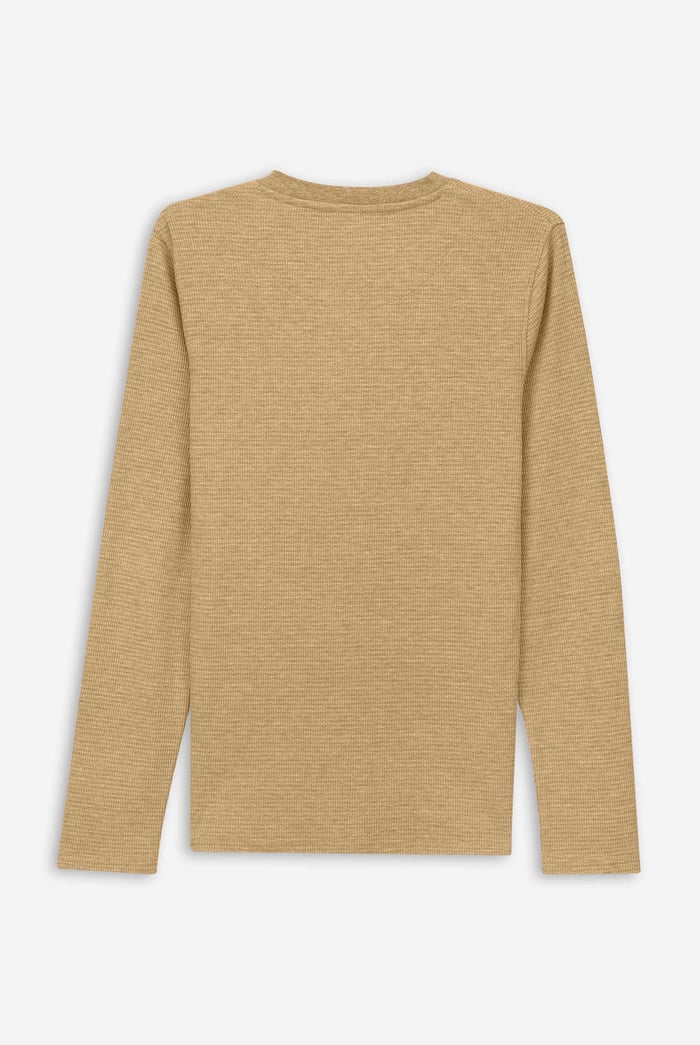 Long Sleeve Waffle T-Shirt