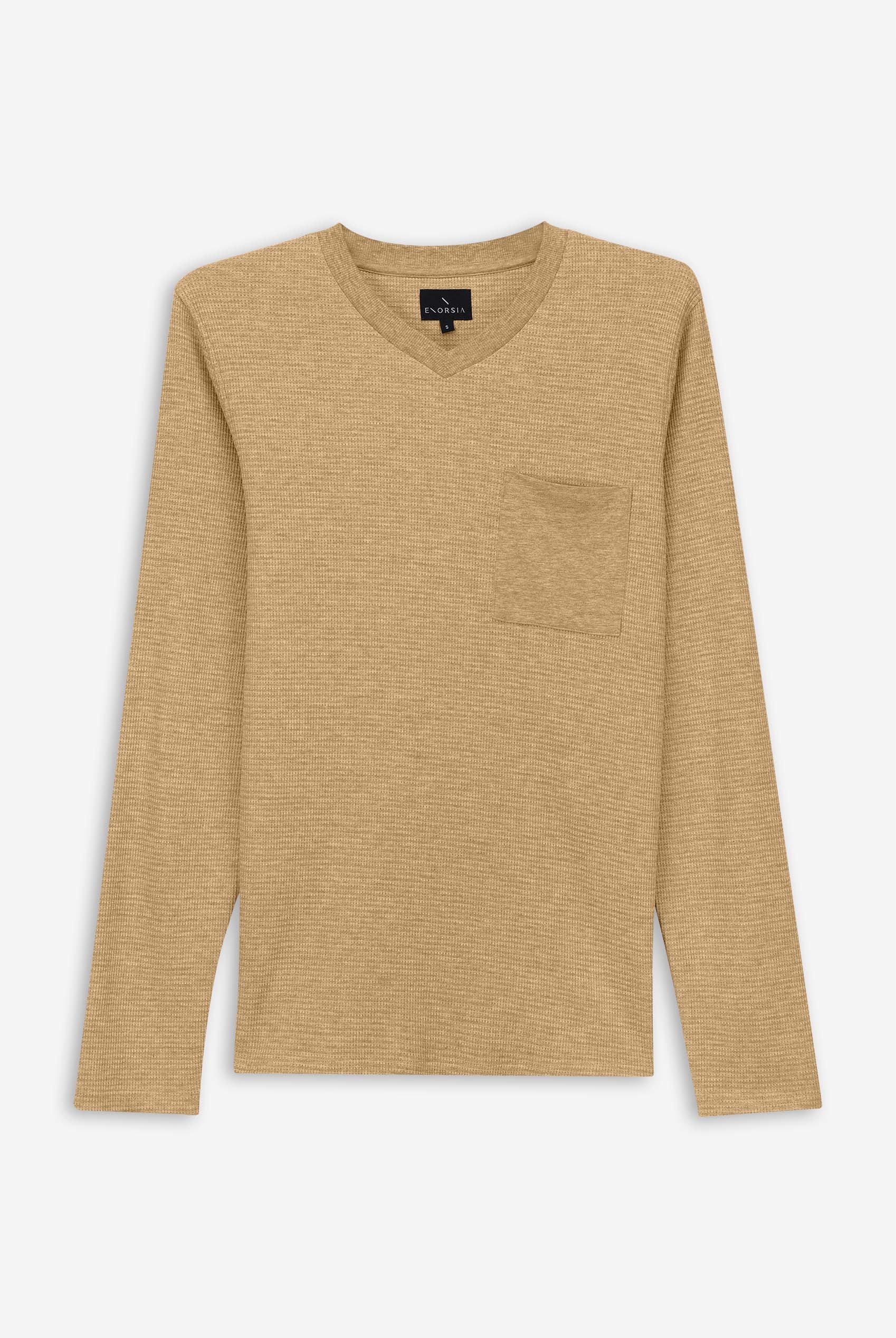 Long Sleeve Waffle T-Shirt