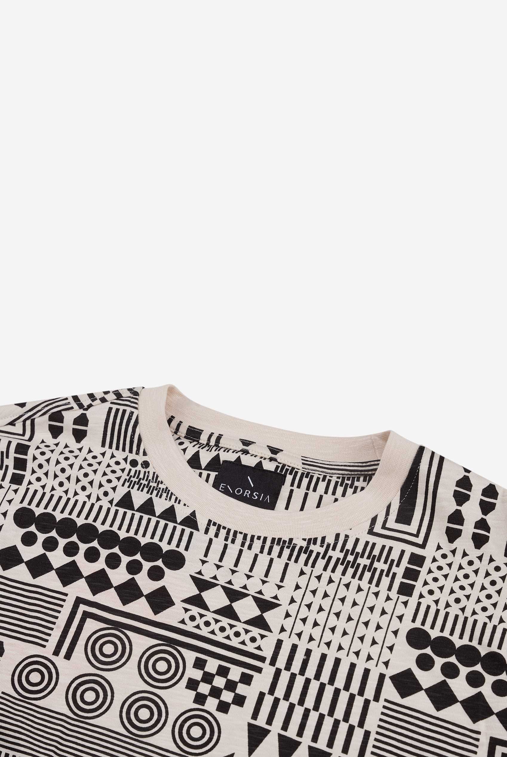 Mens Geometric Printed T-Shirt