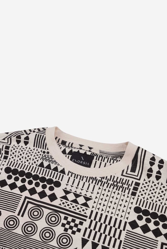 Mens Geometric Printed T-Shirt