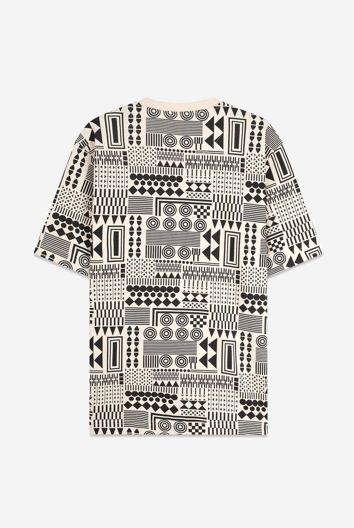Mens Geometric Printed T-Shirt