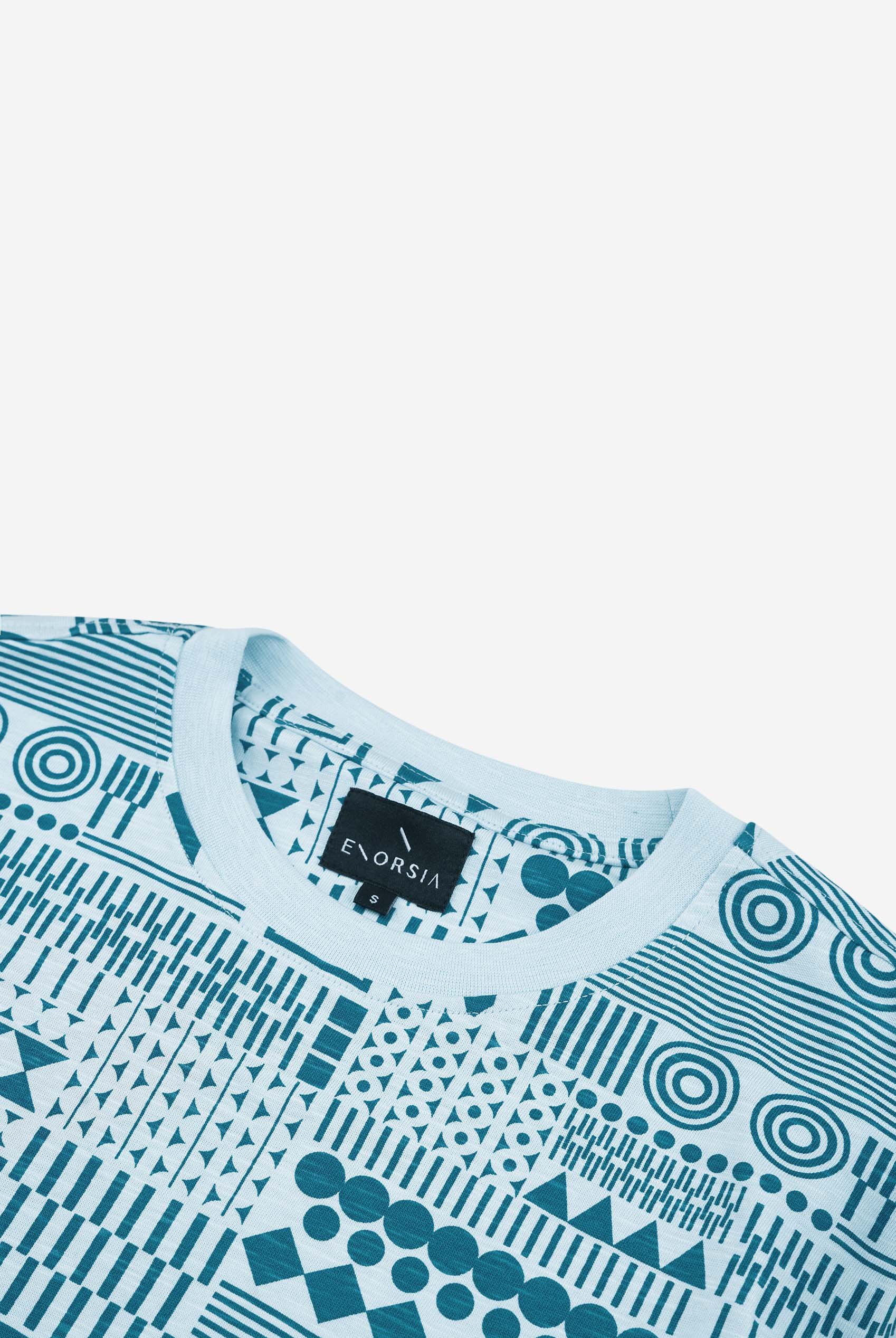 Mens Geometric Printed T-Shirt