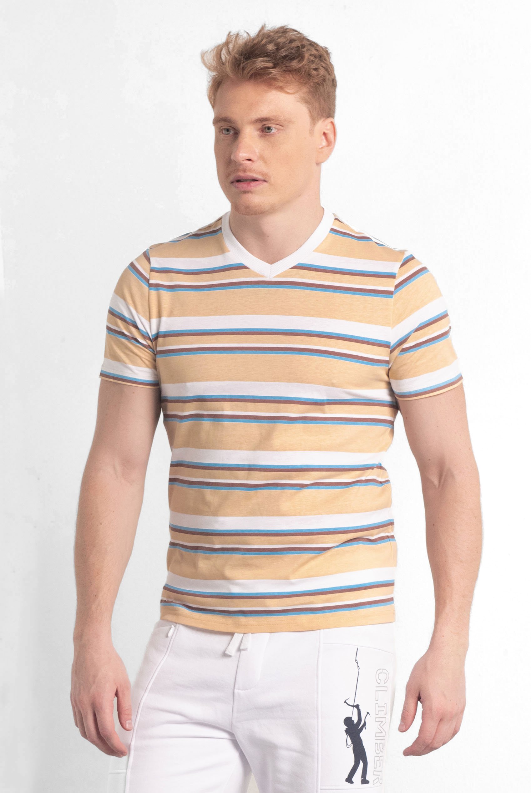 Engineering Stripe Mens T-Shirt