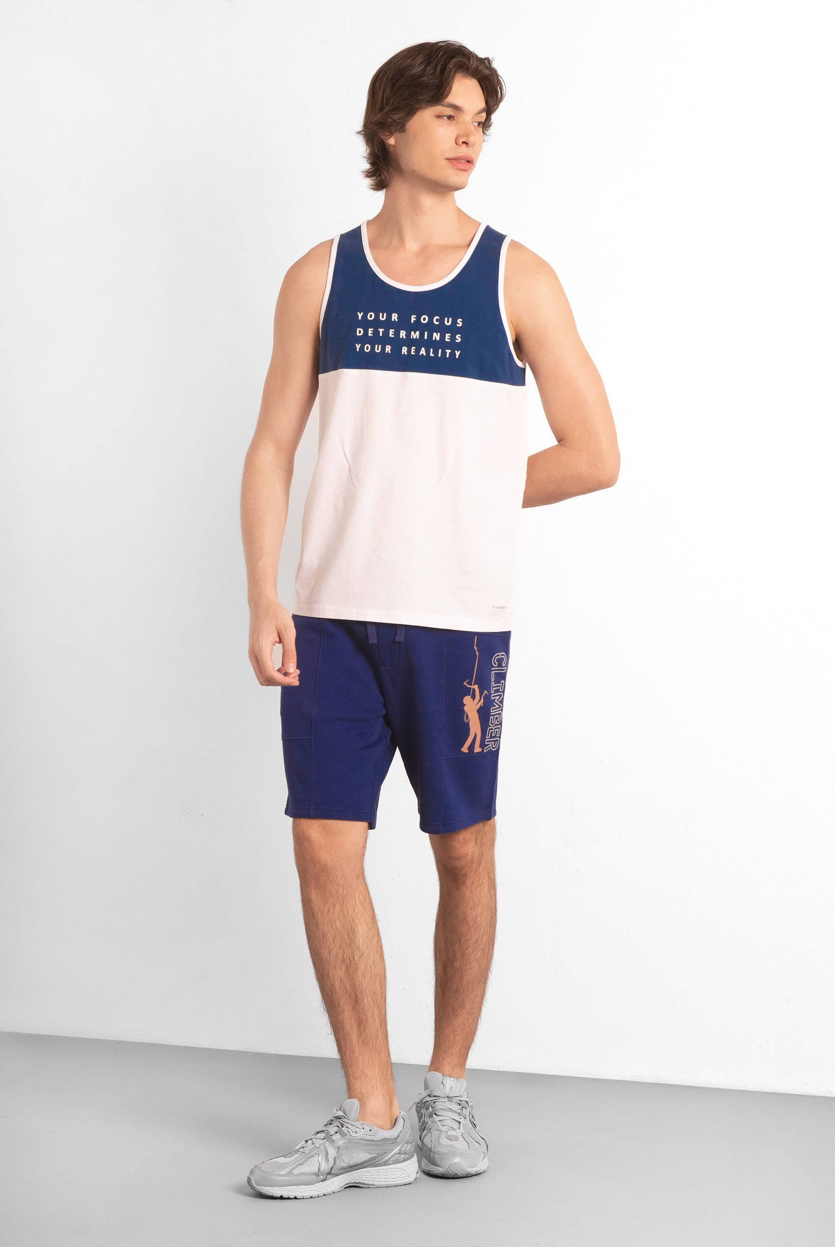 Colour Block Tank Top