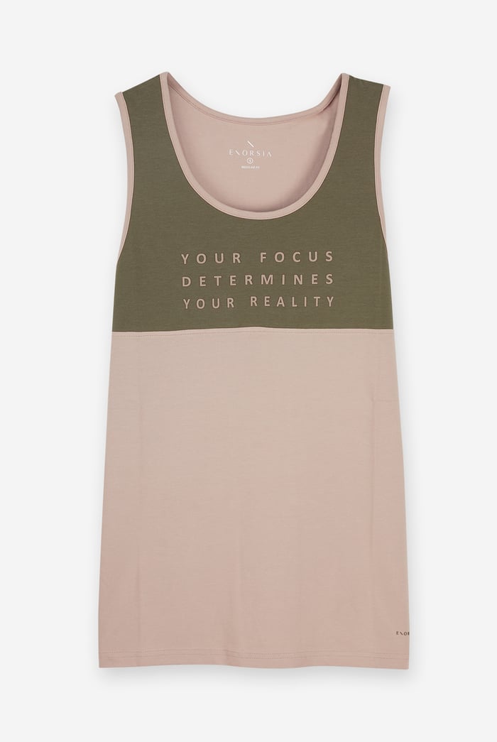 Colour Block Tank Top