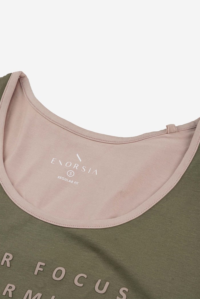 Colour Block Tank Top