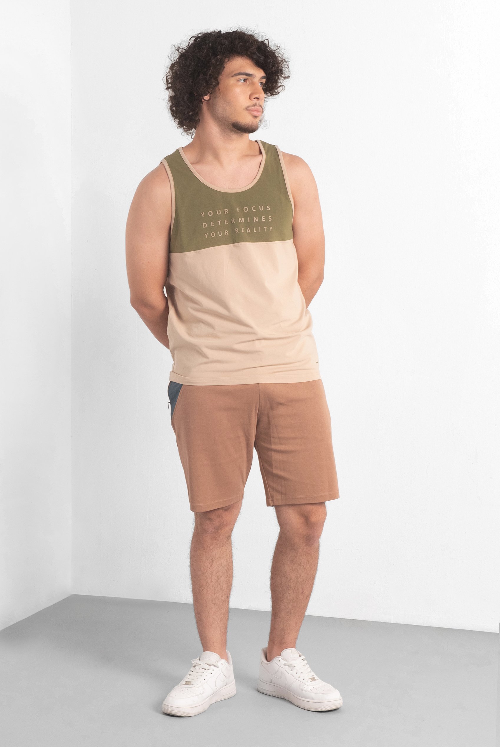 Colour Block Tank Top