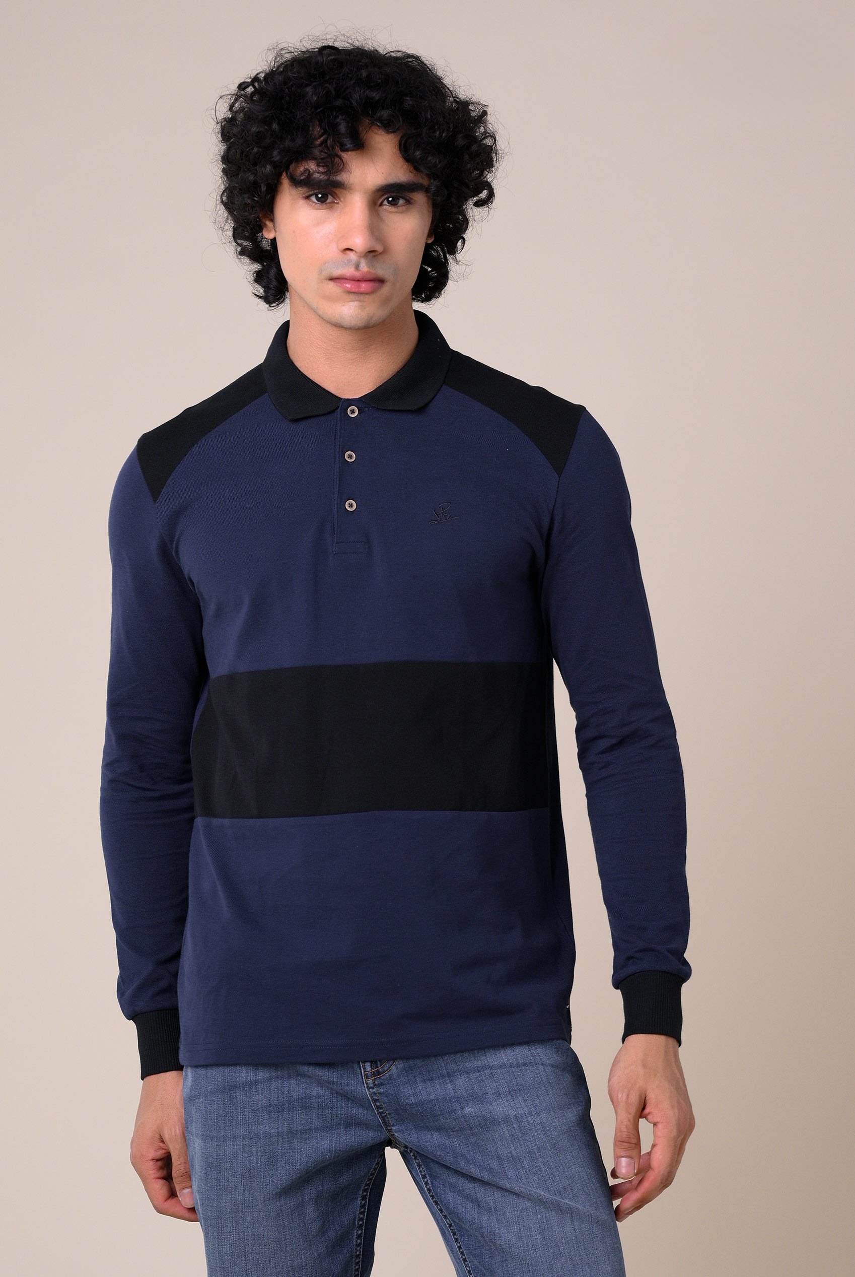 Mens Cut & Sew Pique Polo