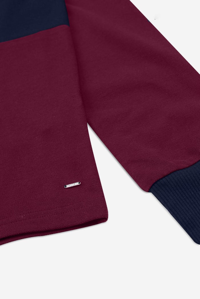 Mens Cut & Sew Pique Polo