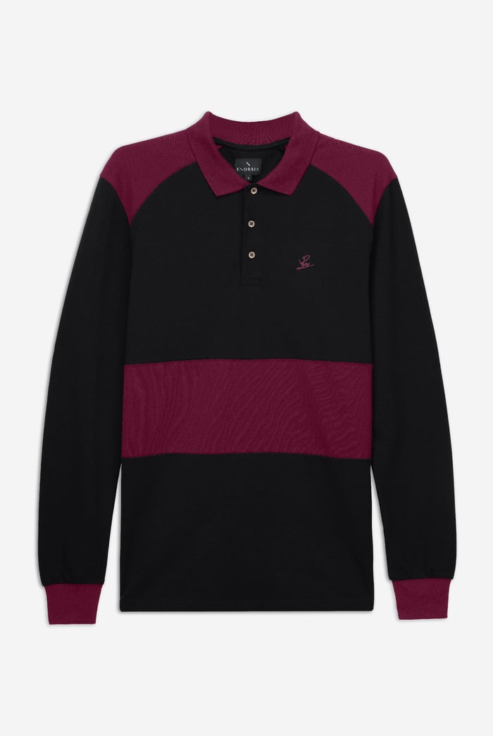 Mens Cut & Sew Pique Polo